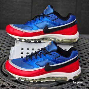 ❤️️SOLD!!!❤️ Men’s 12 Nike Air Max 97/BW 'Royal Blue Red' Running Shoes